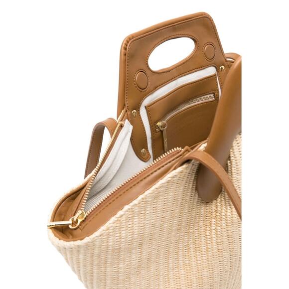 New with Tags Themoirè DHEA STRAW SHELL / CARAMEL Shoulder or Strap - Picture 2 of 6